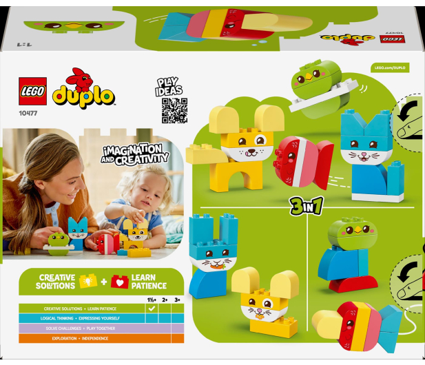 LEGO DUPLO 10477 Kreatywne zwierzaki 3 w 1 - 1473400 - zdjęcie 12